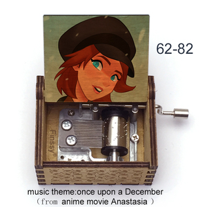 โรงงานเพลงกล่องภาพยนตร์ Anastasia Once Upon A ธันวาคม Custom เพลงกล่อง Hand Crank ตกแต่งบ้านไม้โปรโมชั่นของขวัญ - Product Image 4