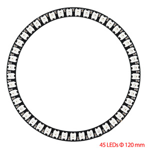 DC 5V WS2812B แอดเดรสแอดเดรส Pixel แหวน8 16 24 35 45 LEDs WS2812 Built-In IC 5050 RGB LED โมดูล Led Strip Light - Product Image 6