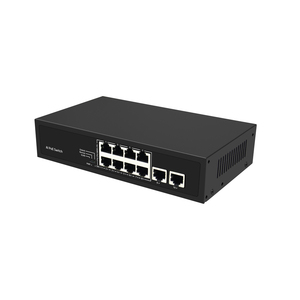 10พอร์ต (8 + 2) สวิตช์ Gigabit PoE