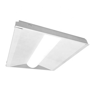 ปิดภาคเรียน Troffer แผงไฟ LED 2X2 2X4สำนักงานทางอ้อมนำแสง Troffer 40W 64W - Product Image 2