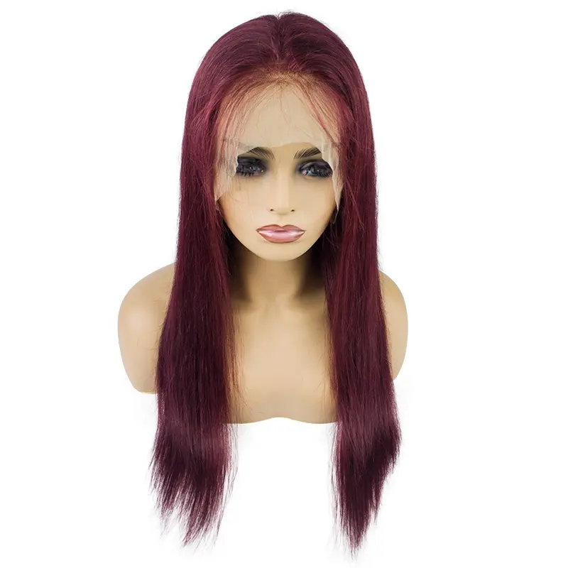 Transparante Hd Lace Front Pruik Voor Zwarte Vrouwen 360 Kant Frontale Pruik Goedkope Full Lace Menselijk Haar Pruik Groothandel