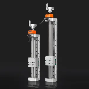 XYZ Ajuste fino Cross Precision Motion <span class=keywords><strong>Guide</strong></span> <span class=keywords><strong>Rail</strong></span>, 60mm Width, Slide <span class=keywords><strong>Stage</strong></span> Automation Module, Ball Screw, <span class=keywords><strong>Linear</strong></span> Bearing, Slider