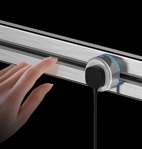 Pista de alimentación de pared de aluminio, sistema de pista de alimentación integrado/abierto, toma de corriente para uso en la Oficina y la cocina - Product Image 4