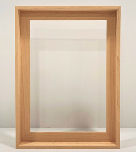 高品质フローティングフレーム用8 "x 10" キャンバス絵画7/8 "部門フローティングウッドフレーム用キャンバスアートフレーム (ブラック) - Product Image 1