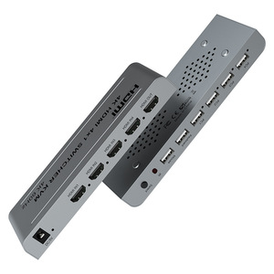 2.0V 4X1 <strong>HDMI</strong> KVM Switcher 4Kx2K@60Hz <strong>HDMI</strong> Quad Multi Viewer 4x1 with Seamless <strong>Switch</strong> - Product Image 1