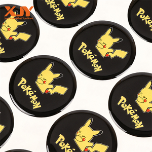 XJY Adhesive Waterproof Holographic <strong>Sticker</strong> Anime Vsco Clean PVC Business Label UV Printing Custom Logo Die Cut Vinyl <strong>Stickers</strong> - Product Image 4