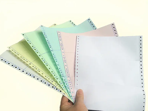Embalaje personalizado OEM CFB CF CB NCR papel 1 capa 2 capas 3 capas 4 capas ordenador forma de impresión continua papel sin carbón - Product Image 3