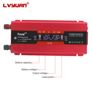 LCD Display 500w 800w 1000w 2600w off Grid Power Modified Sine Wave <strong>Dc</strong> to Ac Inverter - Product Image 2