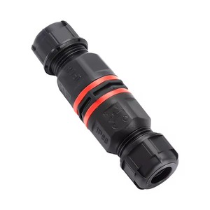 Caja de conexiones recta a prueba de agua Cable eléctrico Conector de 3 pines Enchufe exterior Bloque de terminales - Product Image 5