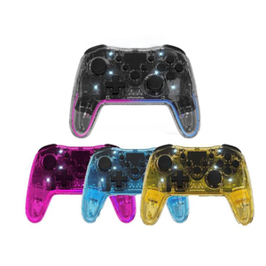 Transparent Wireless Gamepad Bluetooth Game <strong>Controller</strong> for Nintendo Switch <strong>PS3</strong> TV Box PC Joystick With RGB Light Turbo <strong>Function</strong> - Product Image 2