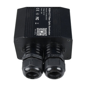 Iluminador de fibra óptica RGB + CCT, 2 zonas, función centelleante, DC12V, 16W, fuente de luz para conciertos, efectos especiales de estrellas, 2 zonas - Product Image 4