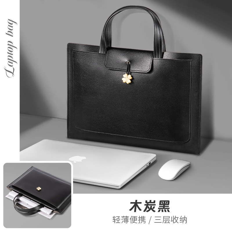 14 bolsas de almacenamiento de tres capas, color negro