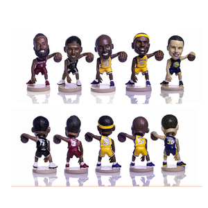Cao cấp polyresin sống động như thật con số cá nhân Bảng điều khiển NBA cầu thủ bóng rổ bobblehead - Product Image 1