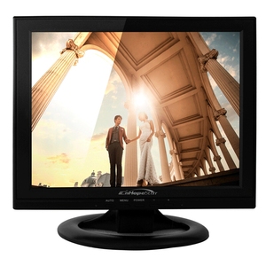 Vesa Mount-Monitor de pantalla LCD cuadrado de 14 pulgadas para ordenador, monitor LCD de escritorio de 14 pulgadas, 1024x768 con altavoz VGA HDMIed BNC