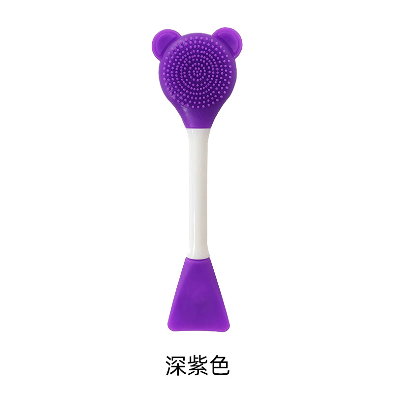 Forme d'ours + forme de couteau (oblique) - violet foncé