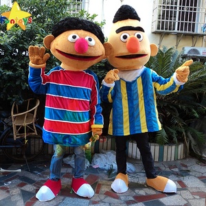 Funtoys רחוב סומסום ברט וארני עוגי אלמו קמע Cartoon קוספליי תלבושות בפלאש למבוגרים