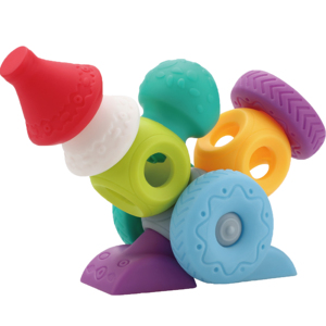 High Quality Children <strong>Put</strong> <strong>Together</strong> Soft Rubber Building Blocks Set Silicone Educational <strong>Toy</strong> Set 13pcs - Product Image 6