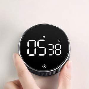 Led Timer digitale per cucina cucina doccia apprendimento cronometro allarme conto alla rovescia rotazione del Volume regolazione magnetica - Product Image 2