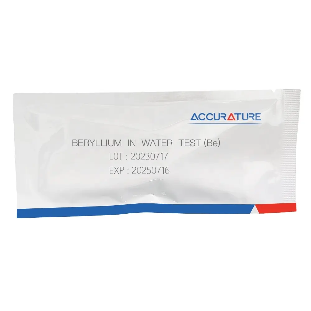 ACCURATURE Beryllium in water test Easy to use Individual package water Old house water test kit