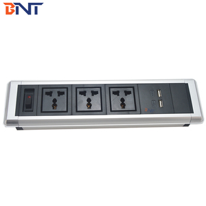 Toma de corriente Multifuncional para mesa, regleta divisoria de escritorio de oficina con USB - Product Image 4