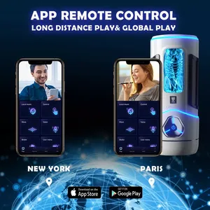 Original Bluetoothes App Pussy Sex Machine for <strong>Men</strong> Vibrating Real Vagina Vibrator Male Masturbator Sex <strong>Toys</strong> for <strong>Man</strong> - Product Image 2