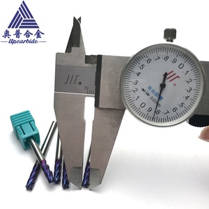 Solid Carbide CNC <strong>Cutter</strong> D4*10*<strong>50mm</strong> 4 Flutes Flatten Tungsten Carbide Endmill - Product Image 5