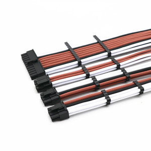 Angitu PC <strong>Basic</strong> Extension Cables Kit <strong>Computer</strong> 24pin MB, (4+4)8pin CPU, Dual 6+2pin GPU/PCIE PSU Extension Cable - Product Image 3