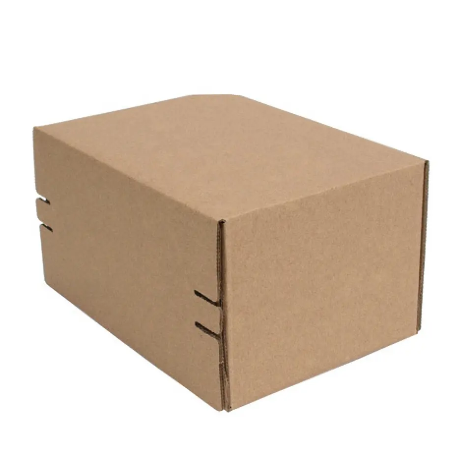 Emballage personnalisé, boîte en carton ondulé avec fermeture éclair