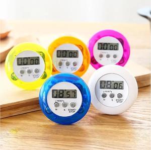 Ingrosso Custom forma rotonda Mini elettrico LCD da cucina Timer digitale per la cottura conto alla rovescia Timer sveglia utensili da cucina - Product Image 3