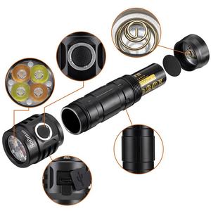 Linterna táctica Led de alta potencia, linterna recargable, buen proveedor
