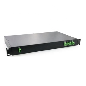 1U raf montajı 4 kanallı Fiber optik CWDM MUX DEMUX SCAPC adaptörü ile optik ağ ekipmanı için 1550 & 1610nm - Product Image 5