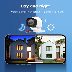 Mạng AHD Camera Kit 4CH HD IR cut lọc với tự động chuyển đổi ngoài trời không thấm nước Máy ảnh <span class=keywords><strong>DVR</strong></span> Kit Combo Home an ninh Hệ thống CCTV - Product Image 4