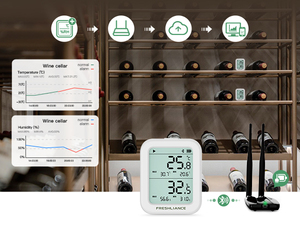 Monitoreo de medición de temperatura Sensor inalámbrico WIFI Gateway Data Logger - Product Image 6