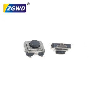 3*3*1,5 MM Touch Switch Oberflächen montage Vierpoliger staub dichter Mikrosc halter mit kleinem Schlüssel Ultra dünner Knopf - Product Image 4