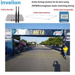 2.4G UHF sistema di temporizzazione attiva RFID Decoder per Go kart e MTB gare ABS attivo lettore RFID - Product Image 2
