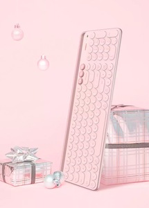 便携式104键2.4GHz多系统兼容键盘，适用于小米双模无线迷你键盘，适用于Win PC Mac Android IOS