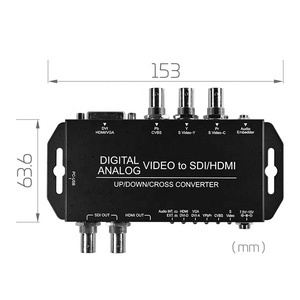 Convertidor de vídeo Full HD Multi a DMI, convertidor de vídeo cruzado hacia arriba y hacia abajo - Product Image 1