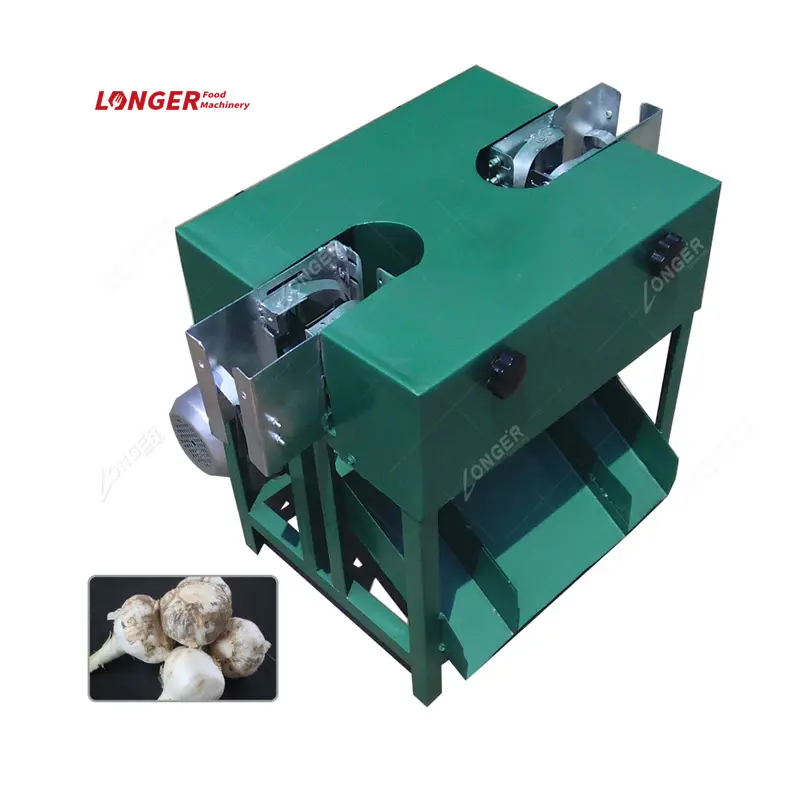 China Supplier Removing Garlic Root Cutting Machine For Sale