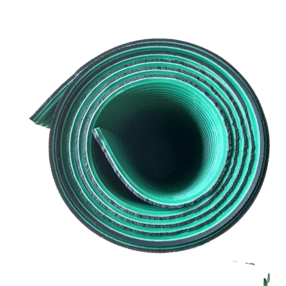 Tapete de borracha anti-deslizamento, tapete de borracha com largura de 5 mpa, cor verde, 1/4 "de espessura x 6" de 6 "de largura x 12" de comprimento