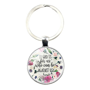 Yeni katolik kutsal kitap hıristiyan Mini İncil Verse anahtar kolye dini aksesuar takı anahtarlıklar hediye yoluyla gül - Product Image 5