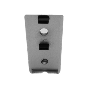 8 + 10 L-Hình dạng khung góc nắp nhựa nhôm hồ sơ phụ kiện bền kim loại thép Kẽm khung tam giác - Product Image 6