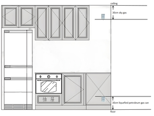4g-wifi truyền nhà bếp dễ cháy gas báo động hộ gia đình Methane gas rò rỉ hệ thống cảnh báo máy dò khói - Product Image 4