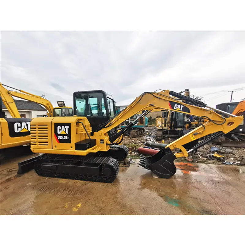 Excavadora pequeña usada de 5 toneladas Cat305.5e Cat305.5e2 Cat 306e Cat 307e a la venta