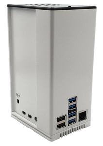 QUAD SATA KIT FOR <strong>RASPBERRY</strong> <strong>PI</strong> 4 Easily <strong>build</strong> your own NAS / Media-server based on <strong>Raspberry</strong> <strong>Pi</strong> 4 - Product Image 3