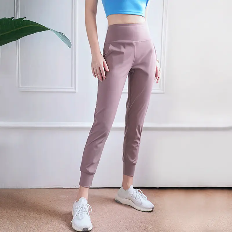 Offre Spéciale Quick-day Stretch Ceinture Track Sportswear Pantalon Loose Fit Gym Femme Pantalon Pour Jogger Yoga