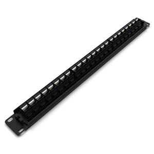 Pannello Patch di rete da 19 pollici 1u Cat6 telaio di distribuzione dati 24 porte griglia di rete Rj45 pannello Patch di rete - Product Image 3