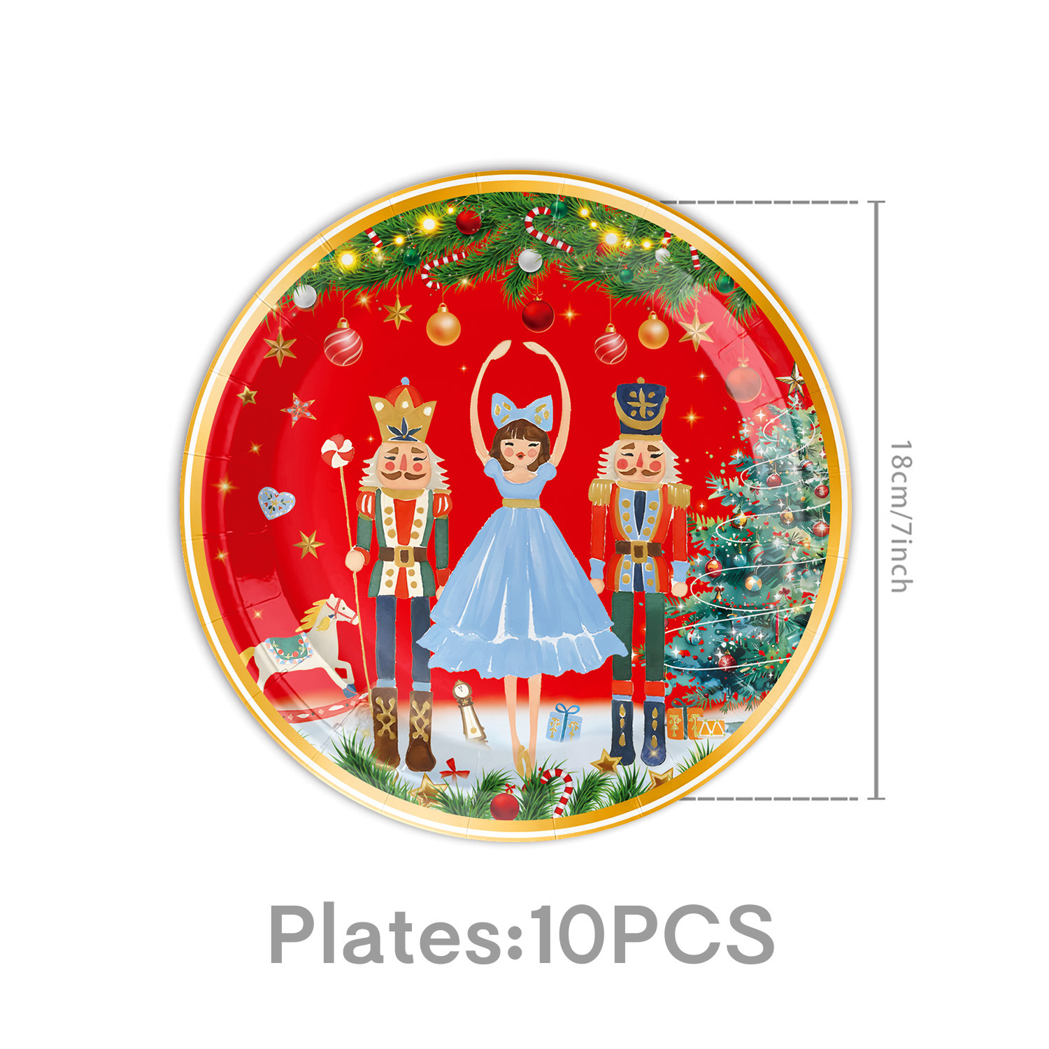 7 pulgadas placa * 10 unids