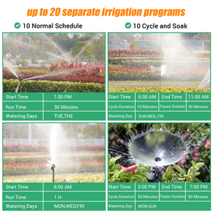 Tuya APP ZigBee Smart Sprinkler Watering <strong>Timer</strong> Irrigation <strong>Controller</strong> Water Meter and <strong>Timer</strong> with Rain <strong>Sensor</strong> for Garden Hose