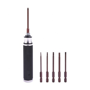 Rcツールセットドライバー六角スクリュードライバービットRcモデル5In1六角HrcヒントすべてのRc趣味のおもちゃ - Product Image 1