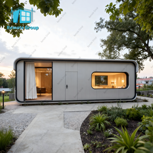 Tùy chỉnh sẵn sàng để vận chuyển nhà CONTAINER 40 feet sang trọng viên nang prefab nhà để sử dụng biệt thự - Product Image 1